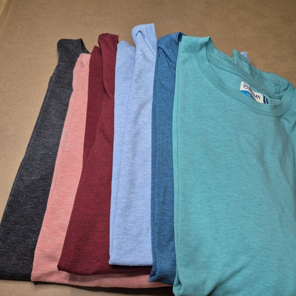 6 Magellan Short Sleeve Tees: Teal, Blue, Sky Blue, Red, Pink & Gray 2907-12/24 - Picture 2 of 16